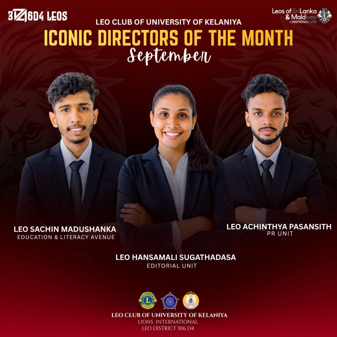 Iconic Director of the Month Flyer