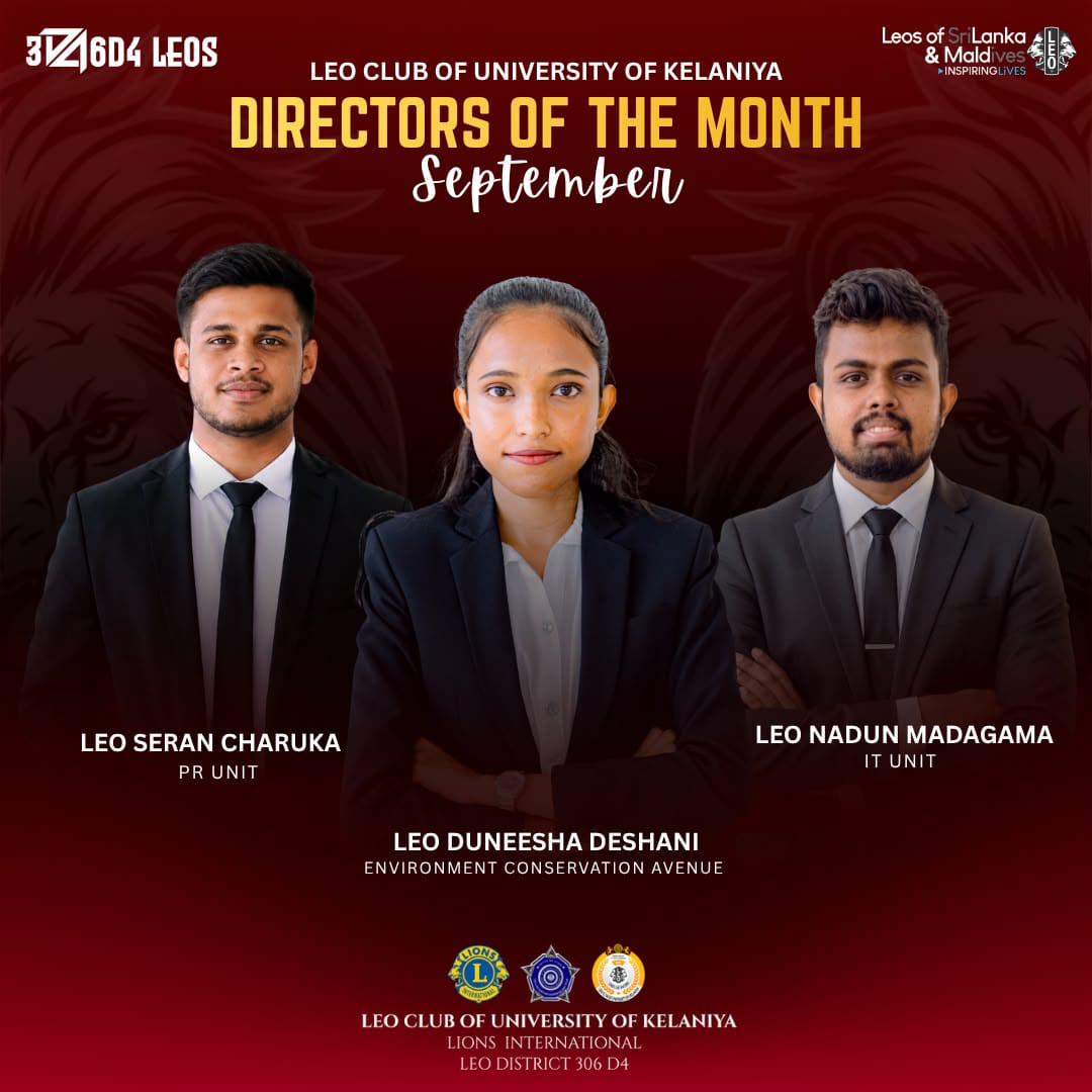 Director of the Month Flyer